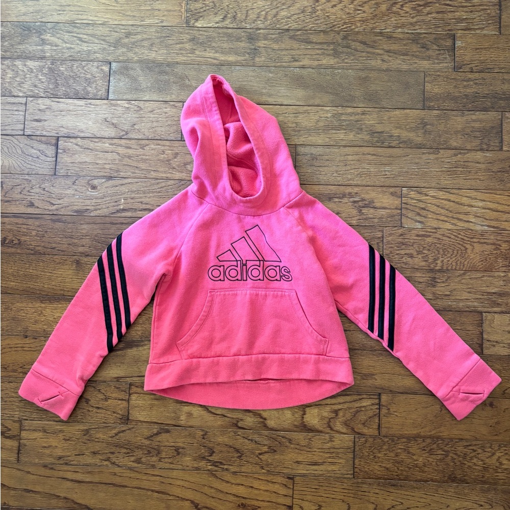 Girls Adidas Hoody pink size 6/6x